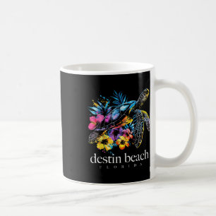 Destin Beach Florida Sea Turtle Scuba Diving Surfe Coffee Mug