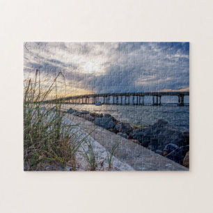 Destin East Pass Sunset Jigsaw Puzzle