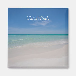 Destin Florida Beach Square Magnet