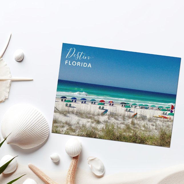 Destin Florida Beautiful Beach Photograph Postcard (Creator Uploaded)