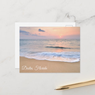 Destin Florida Beautiful Sunset Beach Photograph Postcard