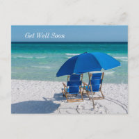 Destin Florida Chairs And Umbrella Get Well