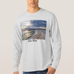 Destin Florida Evening Waves Long Sleeve Shirt