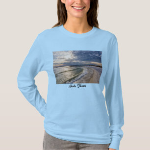 Destin Florida Evening Waves Long Sleeve Tshirt