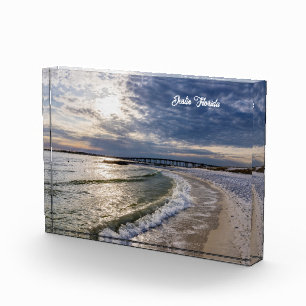 Destin Florida Evening Waves Photo Block