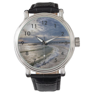 Destin Florida Evening Waves Wrist Watch