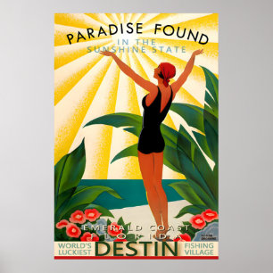Destin Florida Okaloosa County Travel Poster New