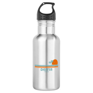 Destin Florida Sun Palm Trees 532 Ml Water Bottle