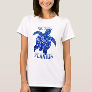 Destin Florida Vacation Tribal Turtle T-Shirt