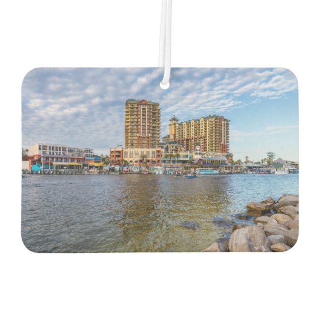 Destin Harbour Boardwalk Air Freshener (Back)