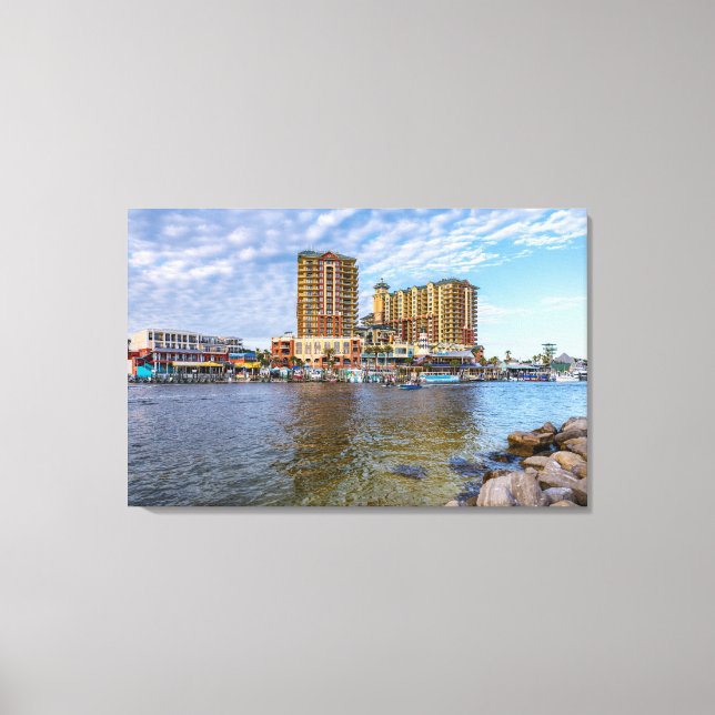 Destin Harbour Boardwalk Canvas (Front)