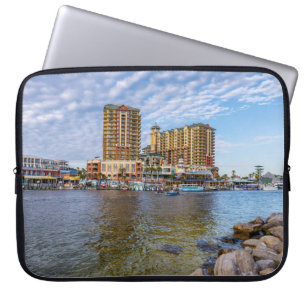 Destin Harbour Boardwalk Laptop Sleeve