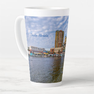 Destin Harbour Boardwalk Latte Mug