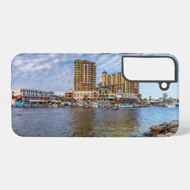 Destin Harbour Boardwalk Samsung Phone Case (Back Horizontal)