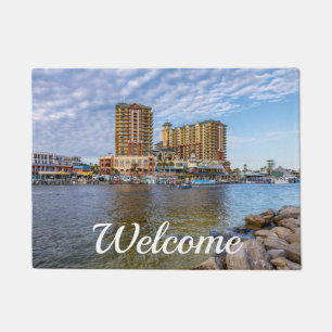 Destin Harbour Boardwalk Welcome Doormat