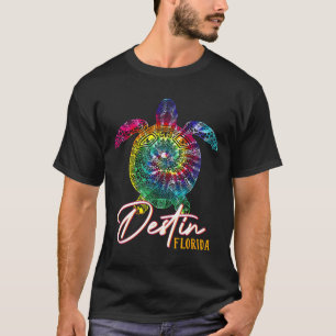Destin Tie Dye Sea Turtle Florida Matching Family T-Shirt