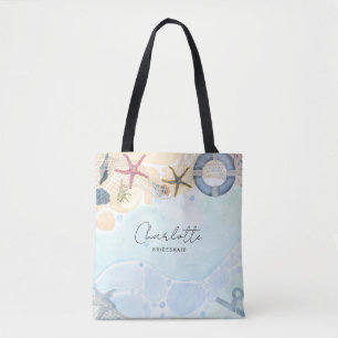 Destination Beach Wedding Coastal Tote Bag