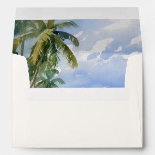 Destination Beach Wedding Envelope