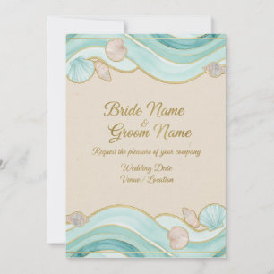 Destination Beach Wedding Invitation