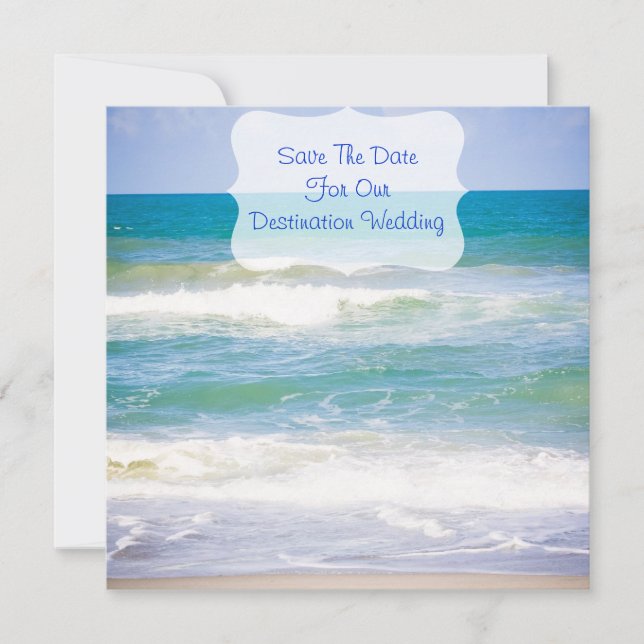 Destination/Beach wedding-Save the date Save The Date (Front)