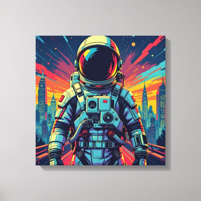 DESTINATION EARTH-18 CANVAS PRINT (Front)