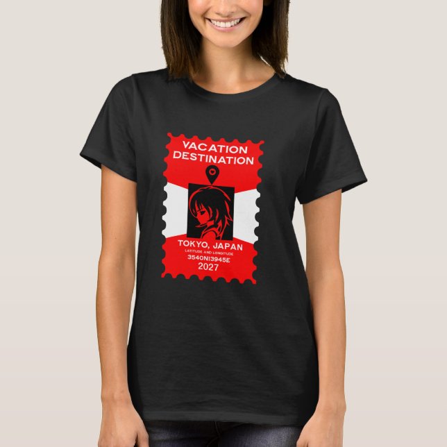Destination Japan Vacation T-Shirt (Front)