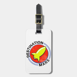 Destination Mars Luggage Tag
