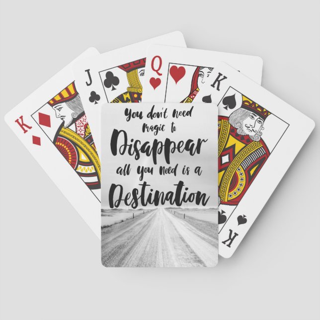 Destination Playing Cards (Back)