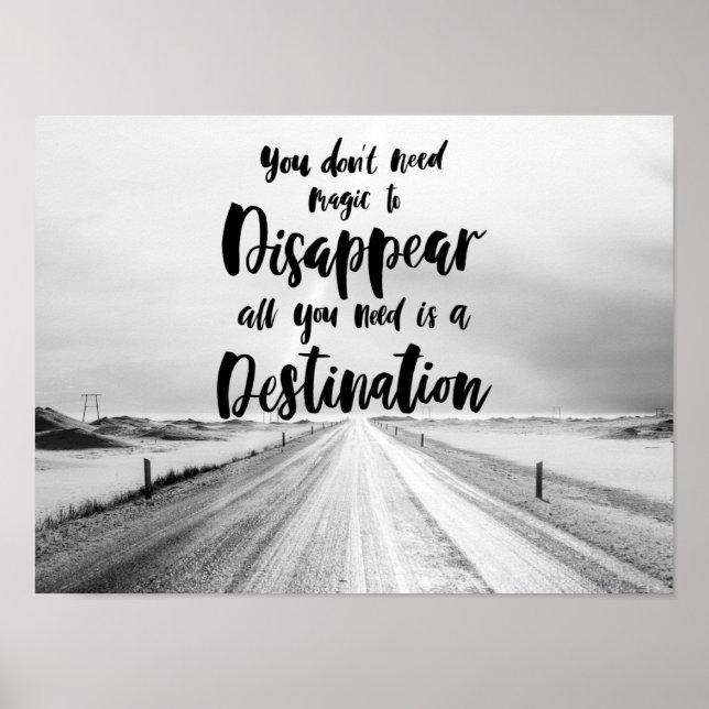 Destination Poster (Front)