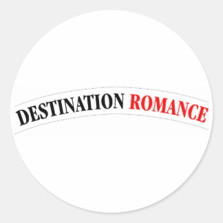 Destination Romance Classic Round Sticker