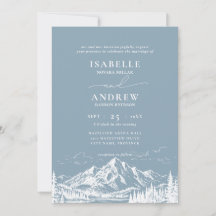 Destination Scenery Sketch Wedding