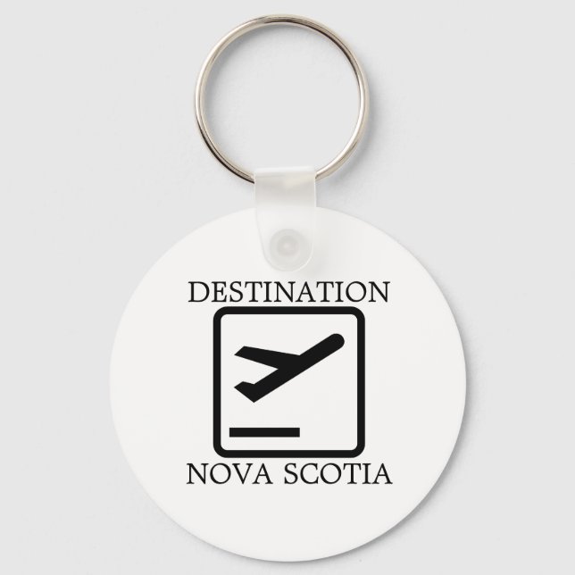 Destination To  East Coast Nova Scotia key chain (Front)
