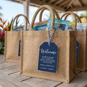 Destination Travel Theme Wedding welcome Guess bag Gift Tags
