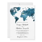 Destination Travel Wedding Invitation