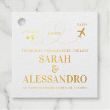 Destination Wedding Aeroplane Heart