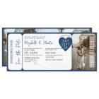 Destination Wedding Boarding Pass Plane Ticket