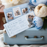 Destination Wedding Boarding Pass Plane Ticket Invitation<br><div class="desc">Get ready to jet set into the realm of dreamy destination weddings! We've got something super special for all you lovebirds out there - introducing our exclusive destination wedding save the date! Picture this: a boarding pass invitation that's not only personalised with your stunning photos and event details but also...</div>
