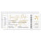 Destination Wedding Boarding Pass Save the Date