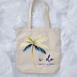 Destination Wedding Favor Palm Tree Welcome Gift Tote Bag