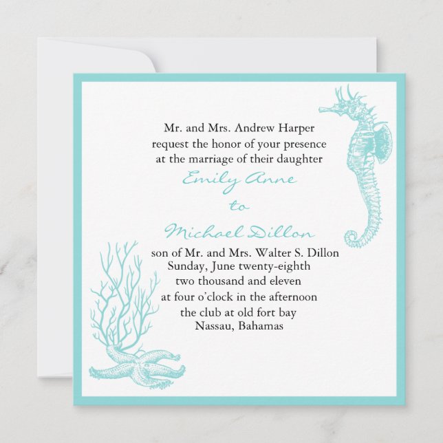 Destination Wedding Invitation (Front)