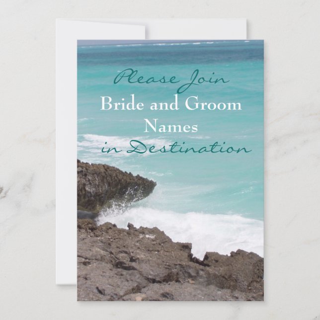 Destination Wedding Invitation (Front)