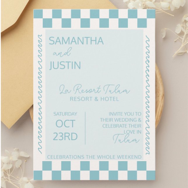Destination wedding  invitation (Creator Uploaded)