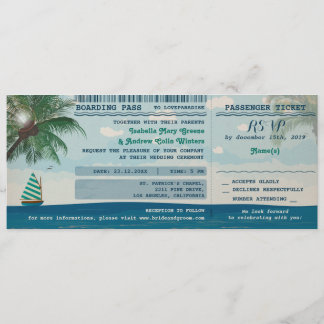 Destination Wedding Invitation and RSVP