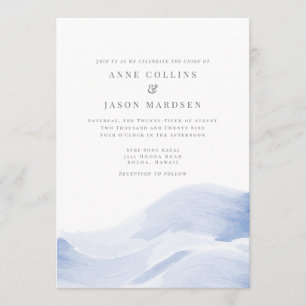 Destination Wedding Invitation - Ocean Waves