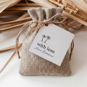 Destination Wedding Jamaica Welcome Bag Favour Tags