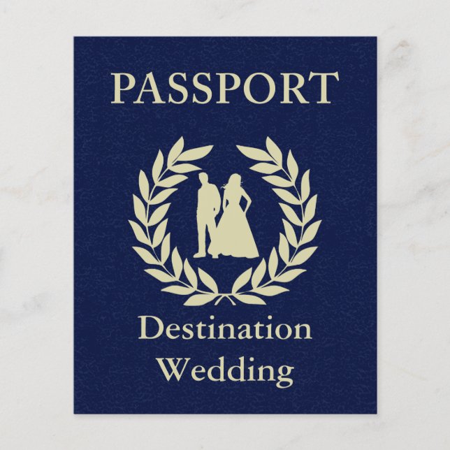 destination wedding passport (Front)