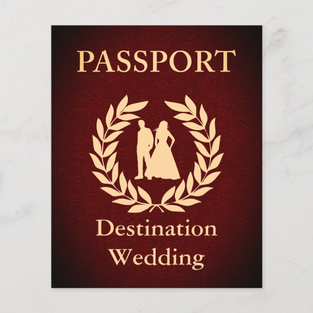 destination wedding passport (Front)