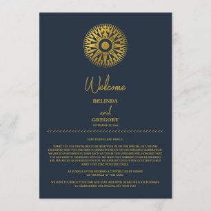 Destination Wedding Passport Compass Itinerary Programme