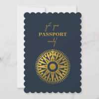 Destination Wedding Passport Compass Wedding