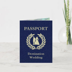 destination wedding passport invitation